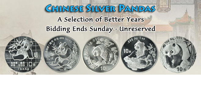 View the Chinese Silver Pandas A Selection of Better Years at GreatCollections