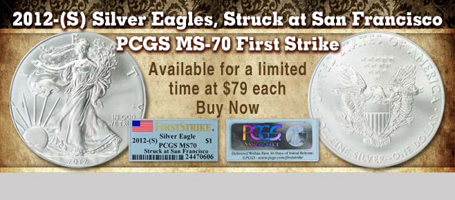 View the 2012-(S) Silver Eagles at GreatCollections 